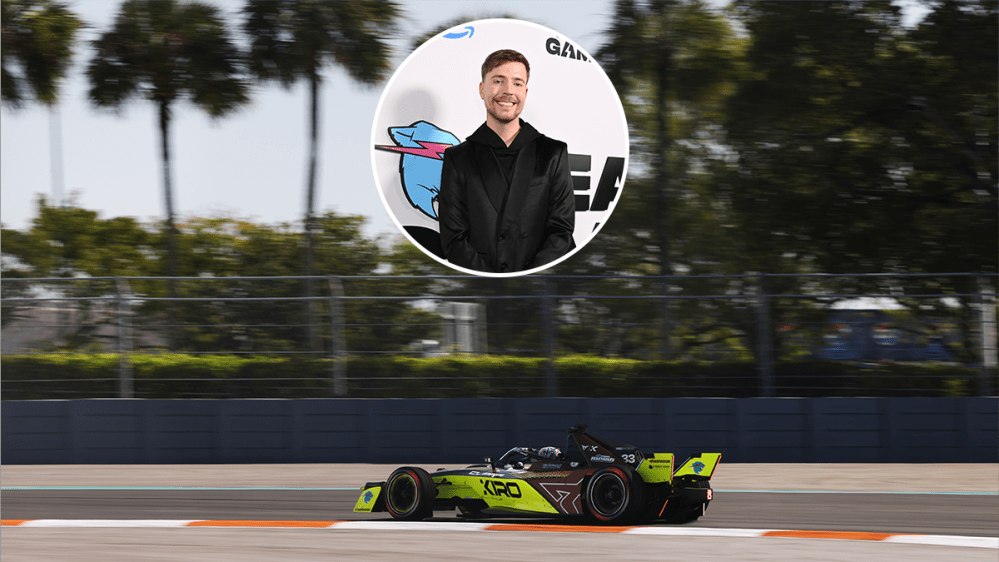 BREAKING NEWS: MrBeast Takes on Formula E… And Ends Up Crashing in Miami!